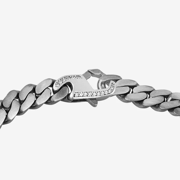10mm Wide Solid Miami Cuban Link Bracelet with custom name initials studded with AAA white zircons | 925 Sterling Silver Bracelet | With Certificate of Authenticity and 925 Hallmark - Image 2