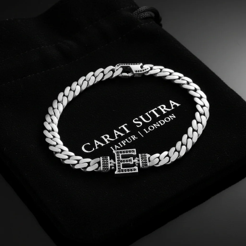 10mm Wide Solid Miami Cuban Link Bracelet with custom name initials studded with AAA black zircons | 925 Sterling Silver Bracelet | With Certificate of Authenticity and 925 Hallmark - Image 3
