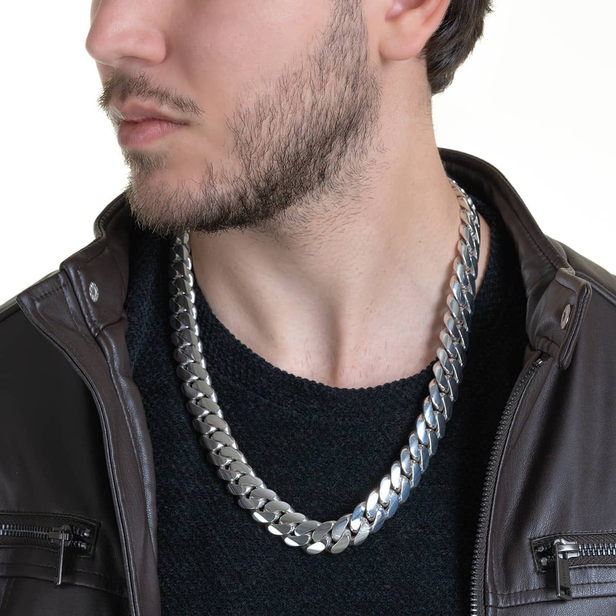 18mm Wide Solid Miami Cuban Link Chain | 925 Sterling Silver Chain | Men's Jewelry | With Certificate of Authenticity and 925 Hallmark - Image 8