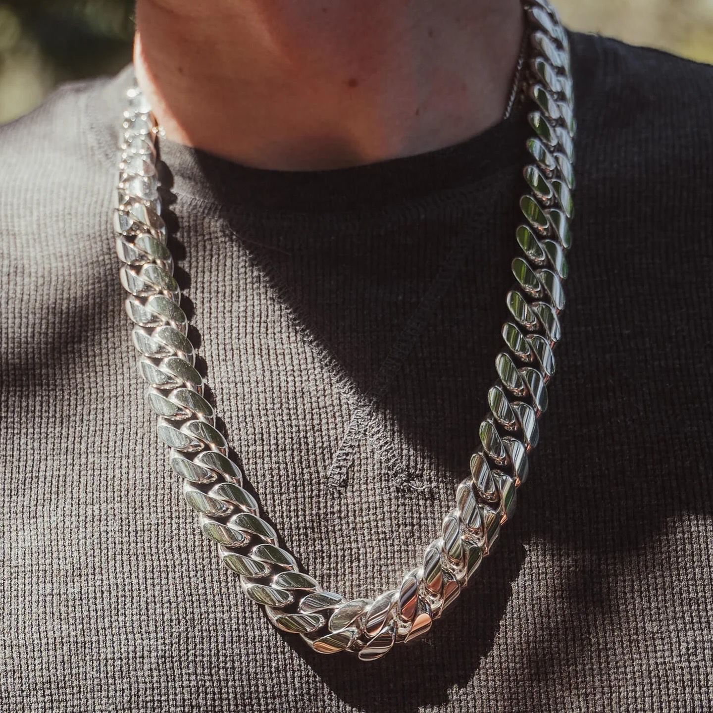 20mm Wide Solid Miami Cuban Link Chain | 925 Sterling Silver Chain | Men's Jewelry | With Certificate of Authenticity and 925 Hallmark - Image 4