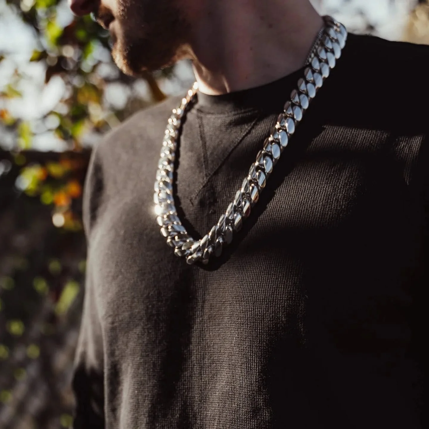 20mm Wide Solid Miami Cuban Link Chain | 925 Sterling Silver Chain | Men's Jewelry | With Certificate of Authenticity and 925 Hallmark - Image 5