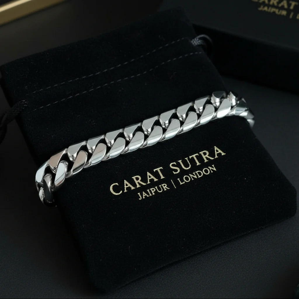 20mm Wide Solid Miami Cuban Link Bracelet | 925 Sterling Silver Chain | Men's Jewelry | With Certificate of Authenticity and 925 Hallmark - Image 2