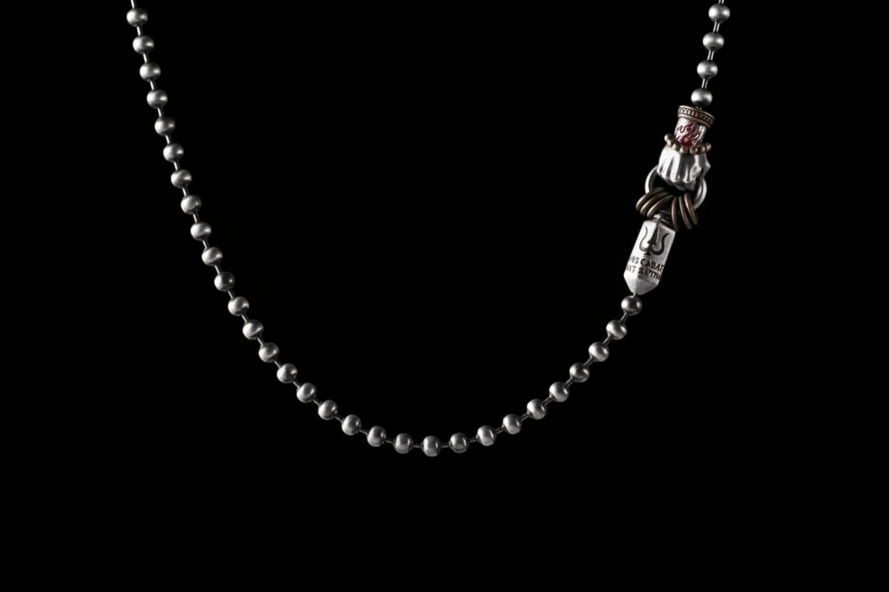 4mm Talisman Fist lock Ball Chain | 925 Sterling Silver Chain | With Certificate of Authenticity and 925 Hallmark - Image 3