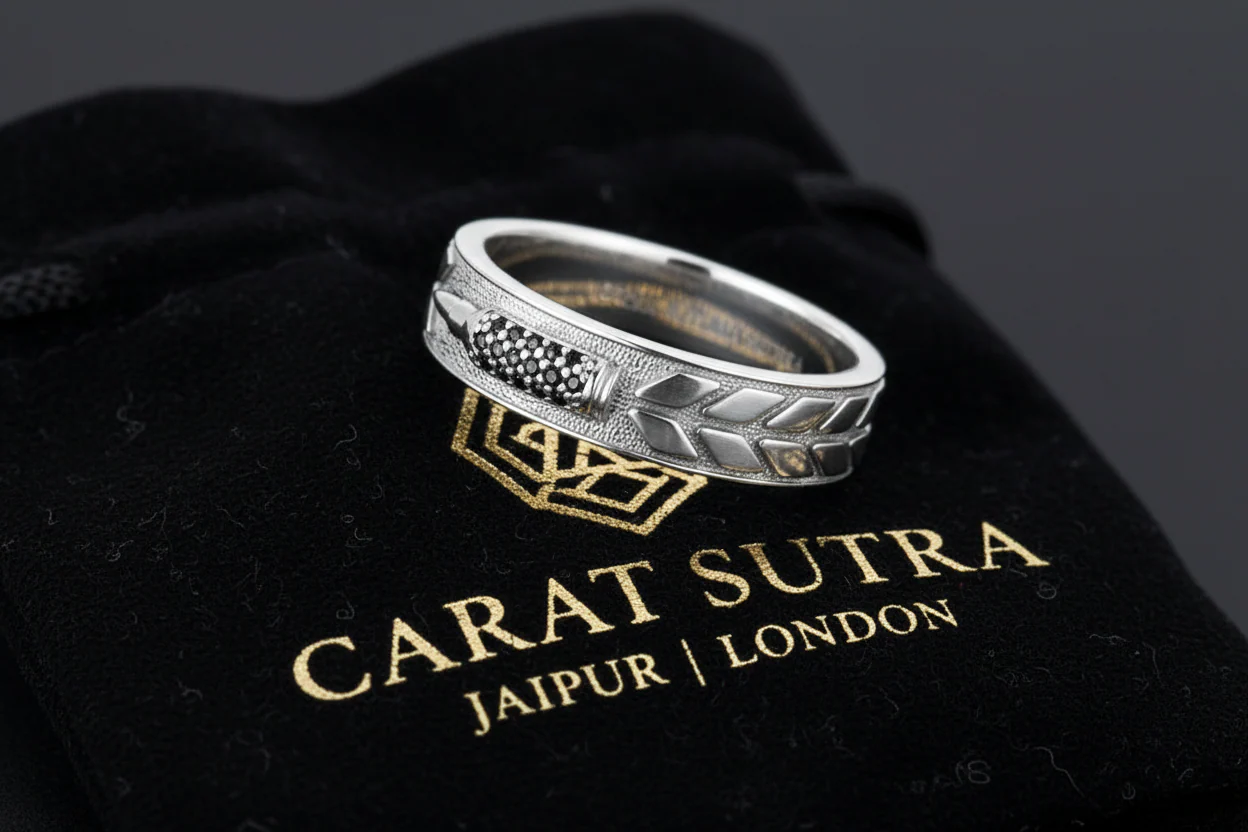 4mm wide Bullet Band Ring, Brush Matt-Finish, Sterling Silver 925 Ring | Jewellery for Men| With Certificate of Authenticity and 925 Hallmark - Image 3