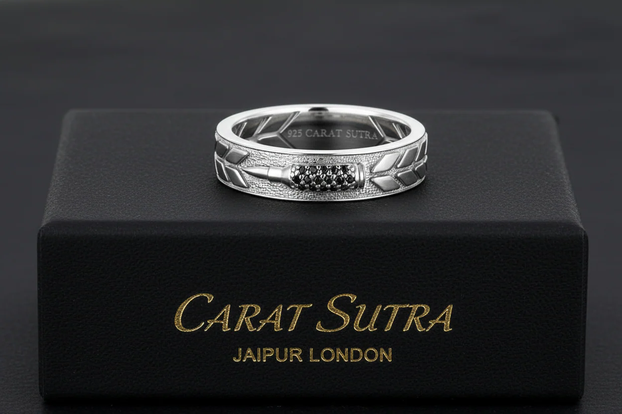 4mm wide Bullet Band Ring, Brush Matt-Finish, Sterling Silver 925 Ring | Jewellery for Men| With Certificate of Authenticity and 925 Hallmark - Image 4