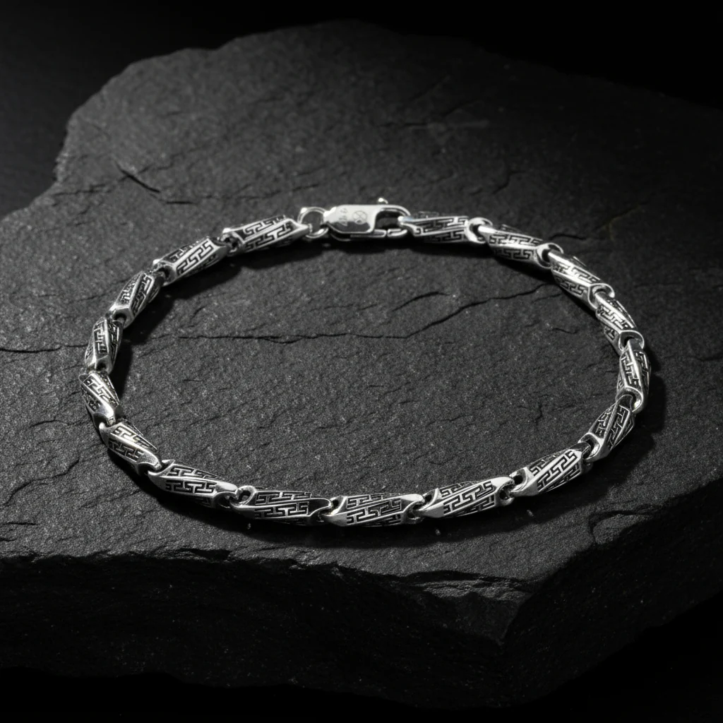 Hand Engraved Vintage Oxidized Bracelet | 925 Sterling Silver Bracelet | With Certificate of Authenticity and 925 Hallmark