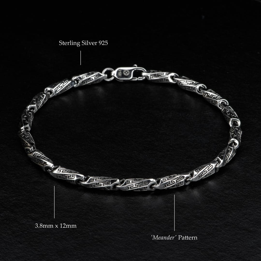 Hand Engraved Vintage Oxidized Bracelet | 925 Sterling Silver Bracelet | With Certificate of Authenticity and 925 Hallmark - Image 3