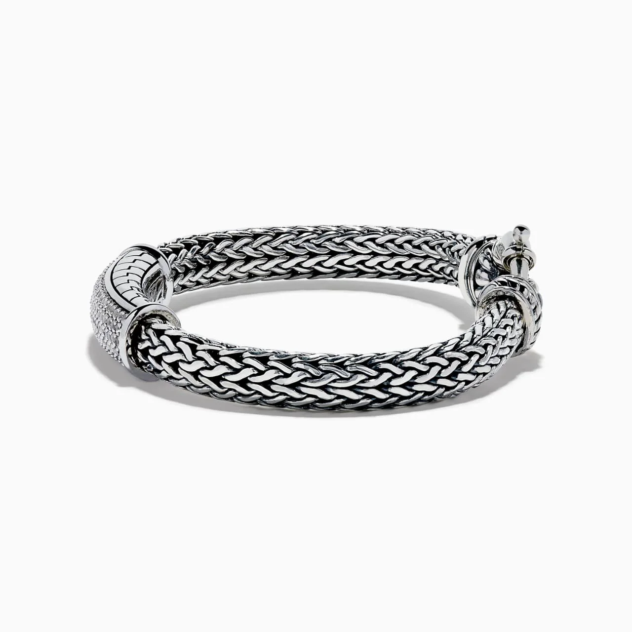 13mm Chain Bracelet with white zirconia | 925 Sterling Silver Bracelet | Men's Jewelry | With Certificate of Authenticity and 925 Hallmark - Image 2