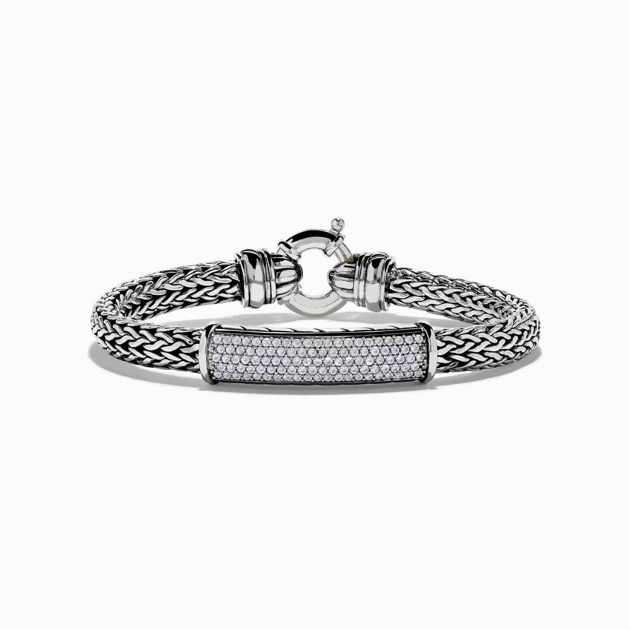 13mm Chain Bracelet with white zirconia | 925 Sterling Silver Bracelet | Men's Jewelry | With Certificate of Authenticity and 925 Hallmark - Image 4