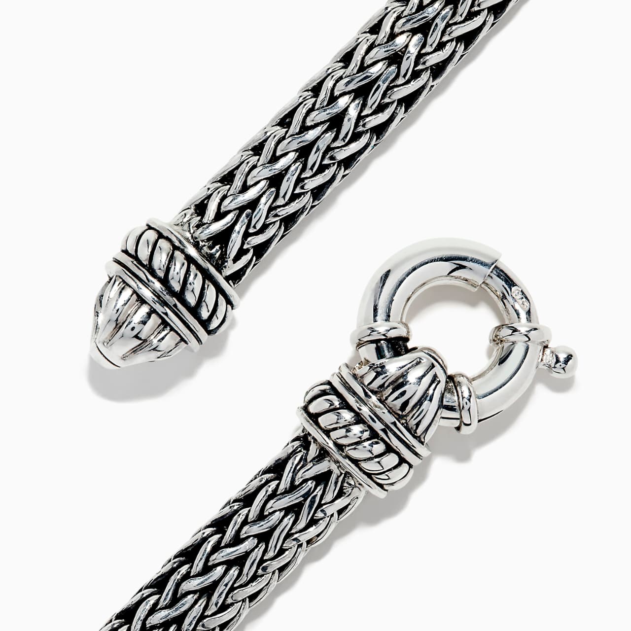 13mm Classic Chain Ring Clasp Bracelet for Men | 925 Sterling Silver Bracelet | Men's Jewelry | With Certificate of Authenticity and 925 Hallmark - Image 4