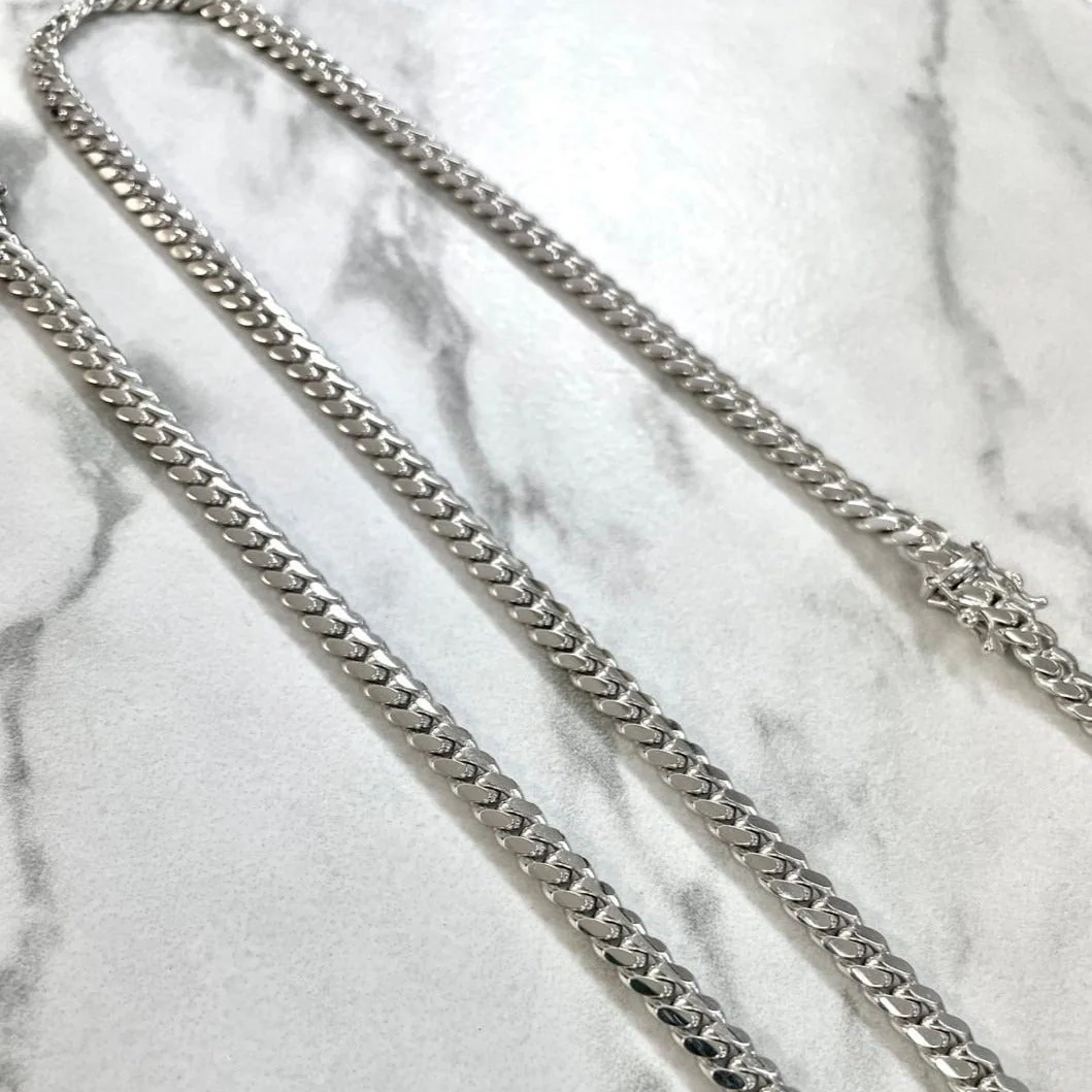 RARE PRINCE by CARAT SUTRA | 10mm Wide Solid Miami Cuban Link Chain | 925 Sterling Silver Chain | Men's Jewelry | With Certificate of Authenticity and 925 Hallmark - Image 4