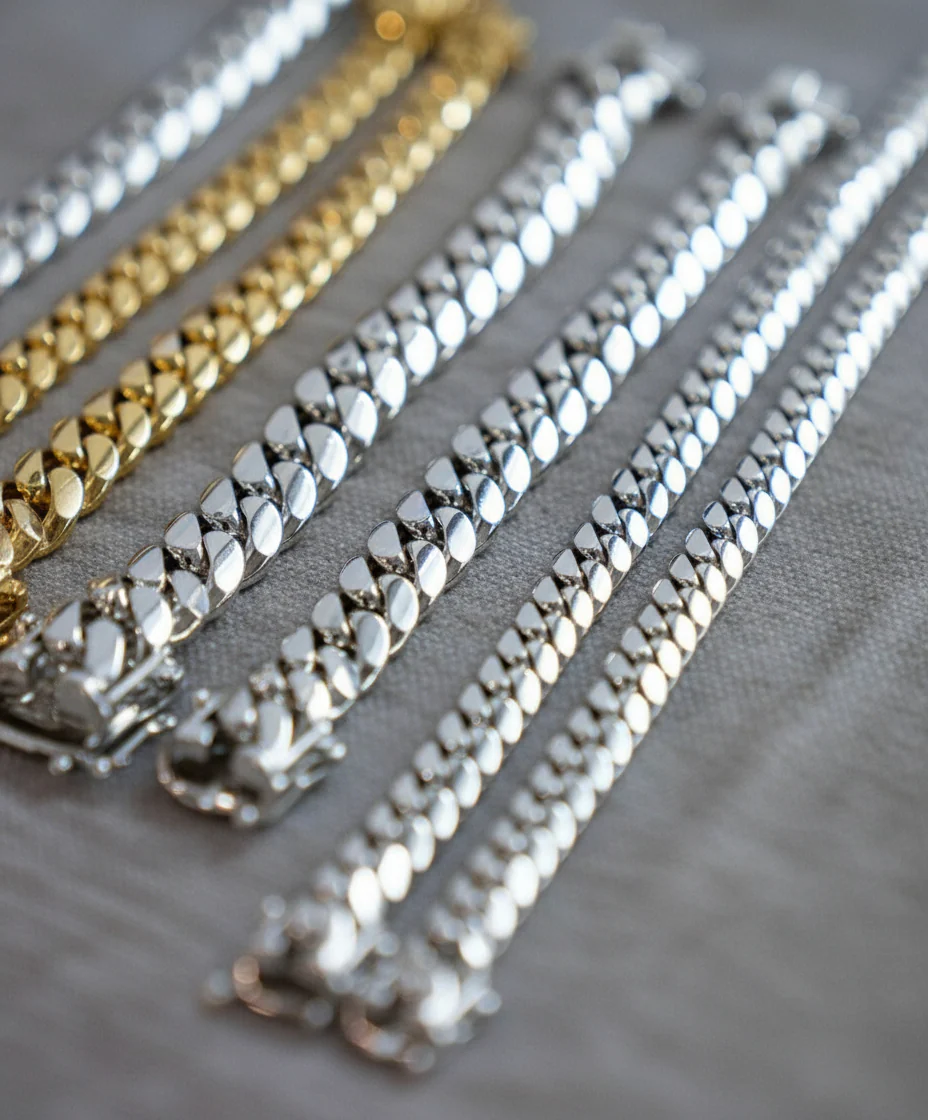 RARE PRINCE by CARAT SUTRA | 10mm Wide Solid Miami Cuban Link Bracelet | 22kt Gold Micron Plated 925 Sterling Silver Bracelet | Men's Jewelry | With Certificate of Authenticity and 925 Hallmark - Image 6
