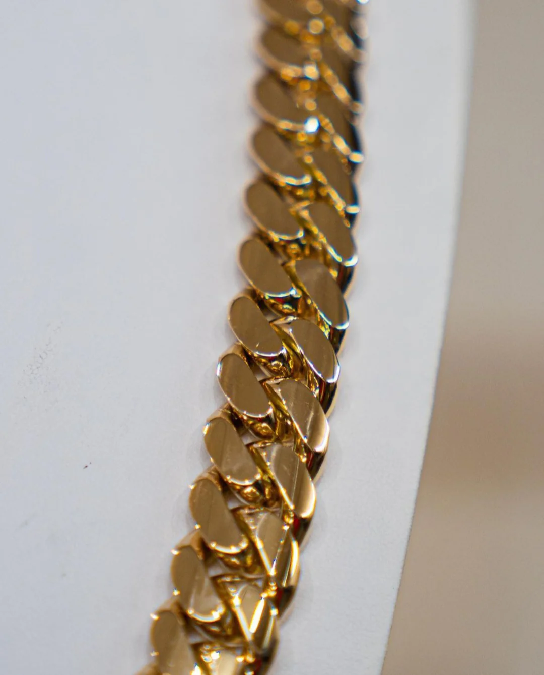 RARE PRINCE by CARAT SUTRA | 16mm Wide Solid Miami Cuban Link Chain | 22kt Gold Micron Plated 925 Sterling Silver Chain | Men's Jewelry | With Certificate of Authenticity and 925 Hallmark - Image 6