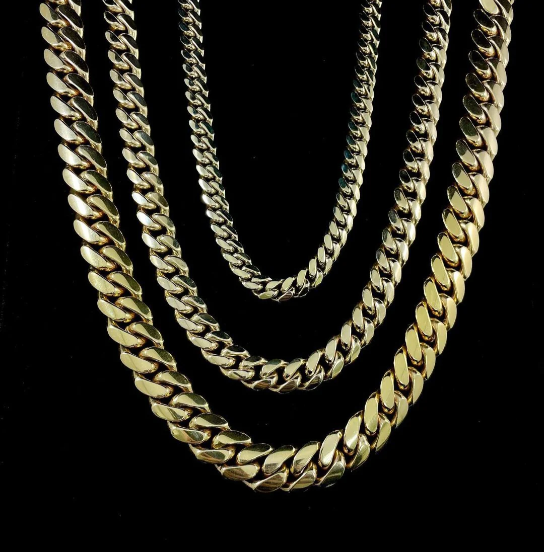 RARE PRINCE by CARAT SUTRA | 16mm Wide Solid Miami Cuban Link Chain | 22kt Gold Micron Plated 925 Sterling Silver Chain | Men's Jewelry | With Certificate of Authenticity and 925 Hallmark - Image 8