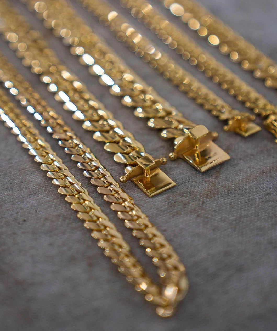 RARE PRINCE by CARAT SUTRA | 14mm Wide Solid Miami Cuban Link Bracelet | 22kt Gold Micron Plated 925 Sterling Silver Bracelet | Men's Jewelry | With Certificate of Authenticity and 925 Hallmark - Image 9