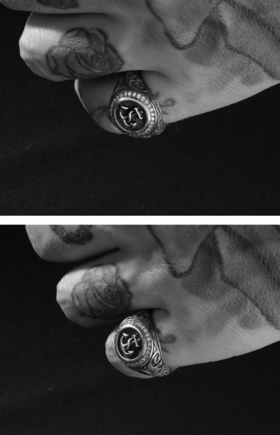 RARE PRINCE by CARAT SUTRA | Exclusive Turkish Style Sailor's Anchor Ring for Men, Oxidized Sterling Silver 925 Ring | Jewellery for Men| With Certificate of Authenticity and 925 Hallmark - Image 4