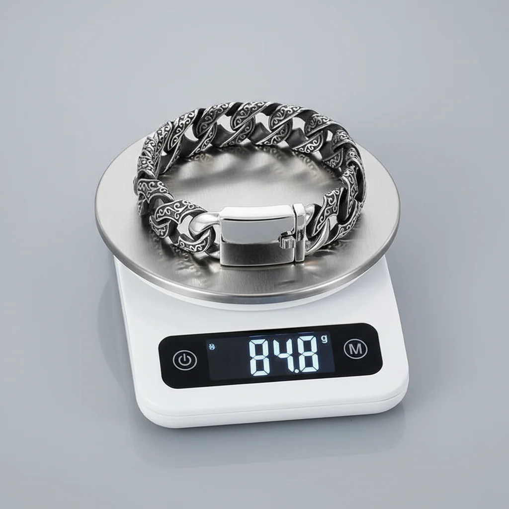 16mm wide, 925 Sterling silver, Unique Artistry Myth Antique Bracelet for Men | With Certificate of Authenticity and 925 Hallmark - Image 5