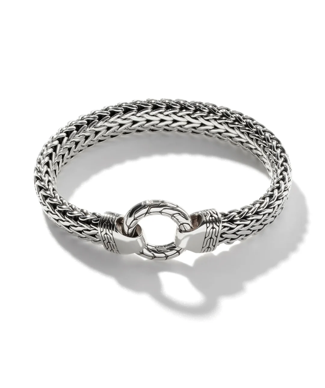 RARE PRINCE by CARAT SUTRA | Classic Chain Ring Clasp Bracelet for Men | 925 Sterling Silver Bracelet | Men's Jewelry | With Certificate of Authenticity and 925 Hallmark - Image 7