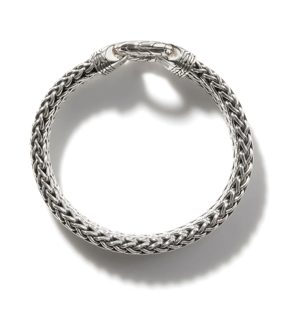 RARE PRINCE by CARAT SUTRA | Classic Chain Ring Clasp Bracelet for Men | 925 Sterling Silver Bracelet | Men's Jewelry | With Certificate of Authenticity and 925 Hallmark - Image 8