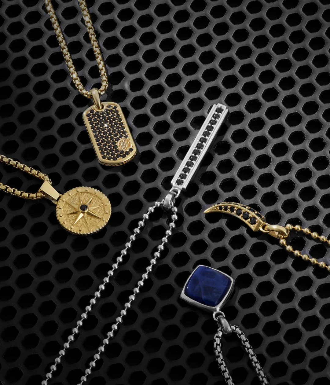 RARE PRINCE by CARAT SUTRA | Unique Designed Compass Pendant for Men | 925 Sterling Silver Pendant | Men's Jewelry | With Certificate of Authenticity and 925 Hallmark - Image 3