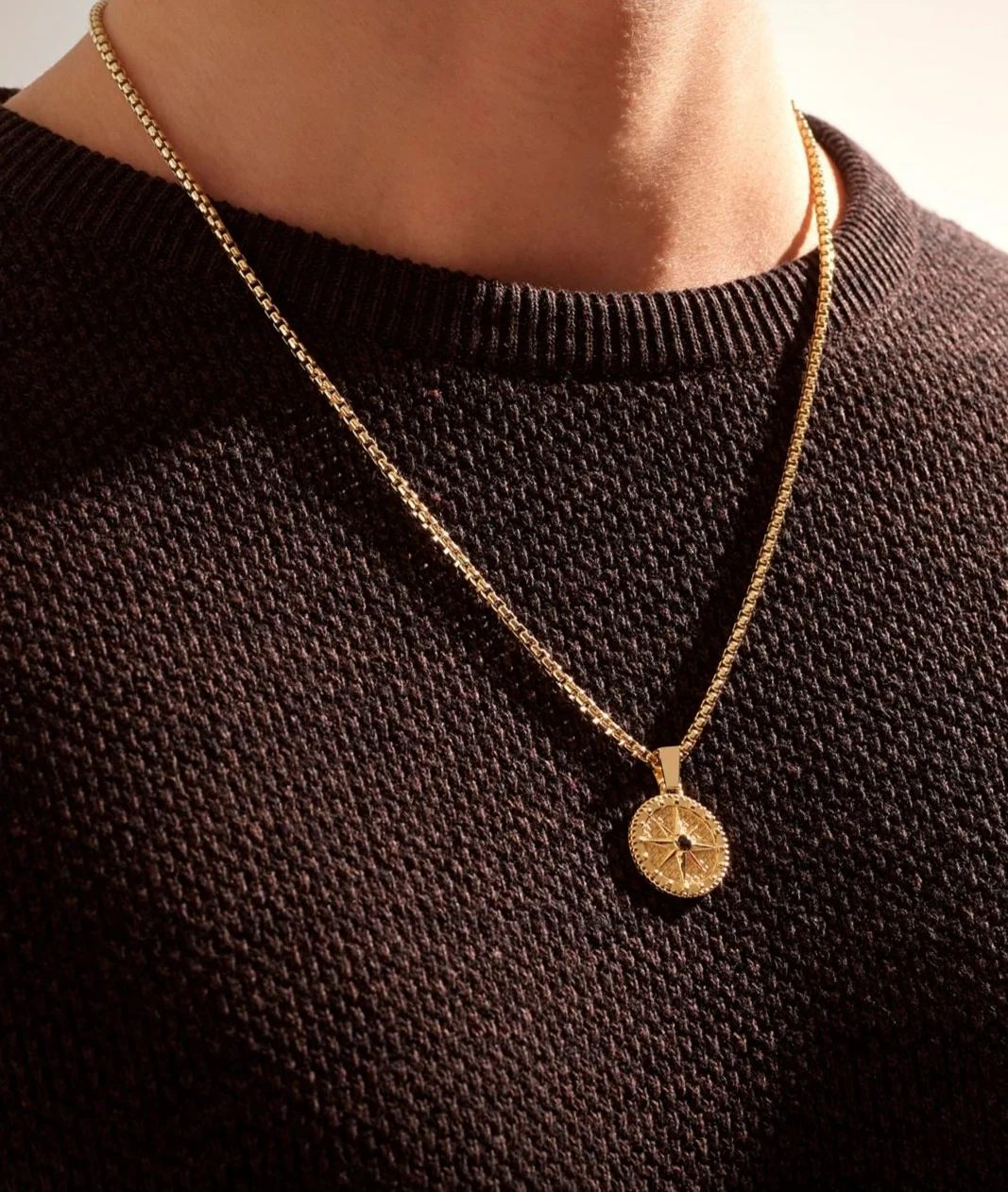 RARE PRINCE by CARAT SUTRA | Unique Designed Compass Pendant for Men | 925 Sterling Silver Pendant | Men's Jewelry | With Certificate of Authenticity and 925 Hallmark - Image 4