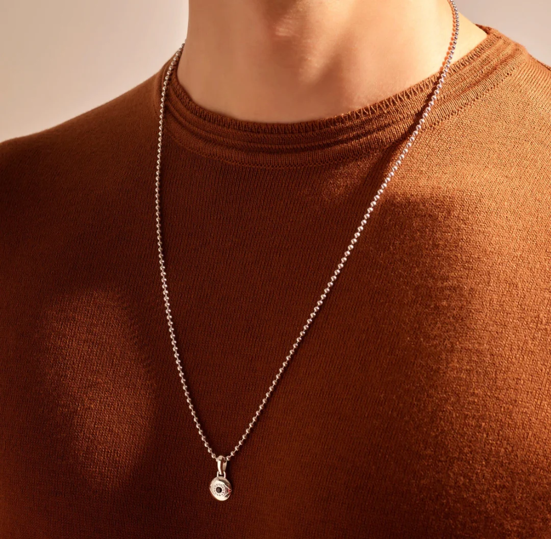 RARE PRINCE by CARAT SUTRA | Unique Designed Evil Eye Pendant | 925 Sterling Silver Pendant | Men's Jewelry | With Certificate of Authenticity and 925 Hallmark - Image 6