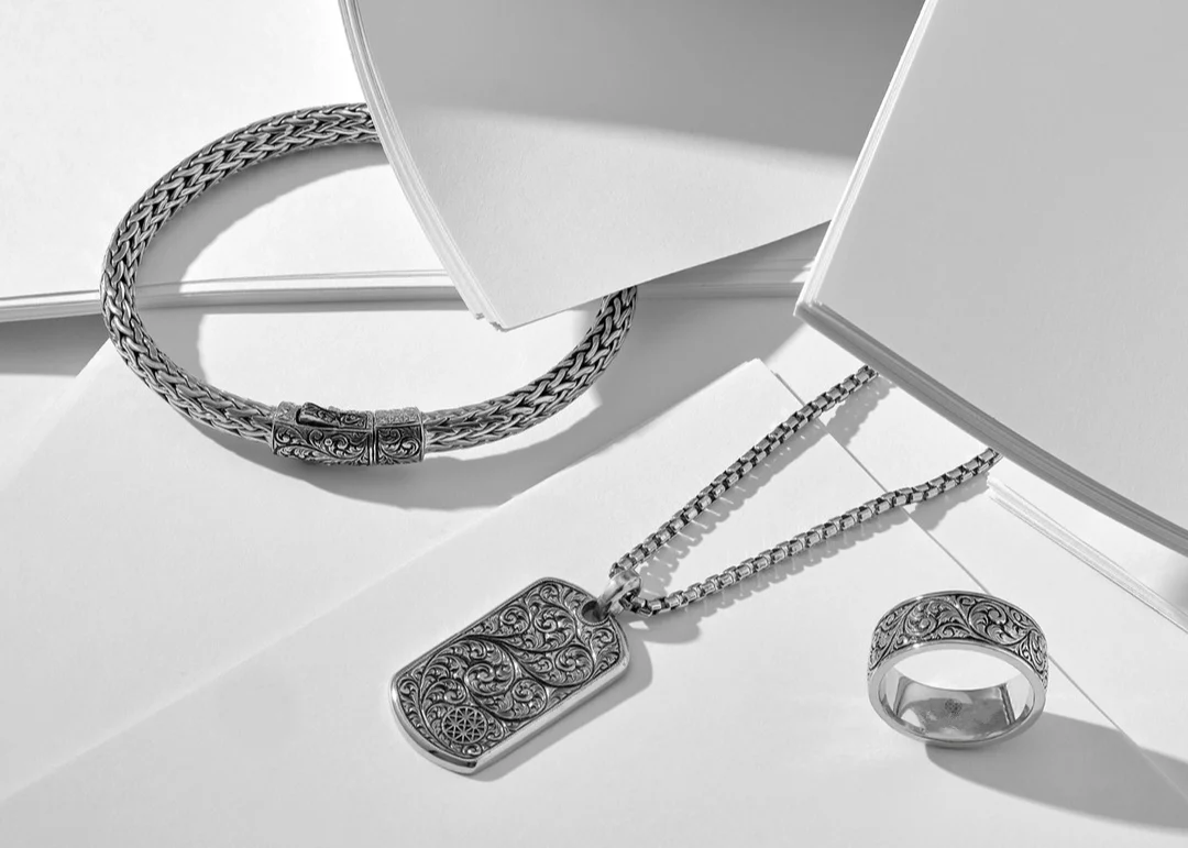 RARE PRINCE by CARAT SUTRA | Unique Samurai Engraved Tag Pendant for Men | 22kt Gold Micron Plated 925 Sterling Silver Pendant | Men's Jewelry | With Certificate of Authenticity and 925 Hallmark - Image 7