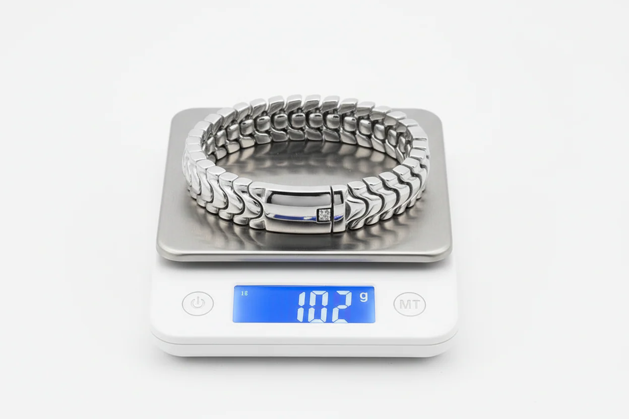 18mm wide, Solid Unique Watch Style High Polished Bracelet for Men | 925 Sterling Silver Bracelet | With Certificate of Authenticity and 925 Hallmark - Image 6