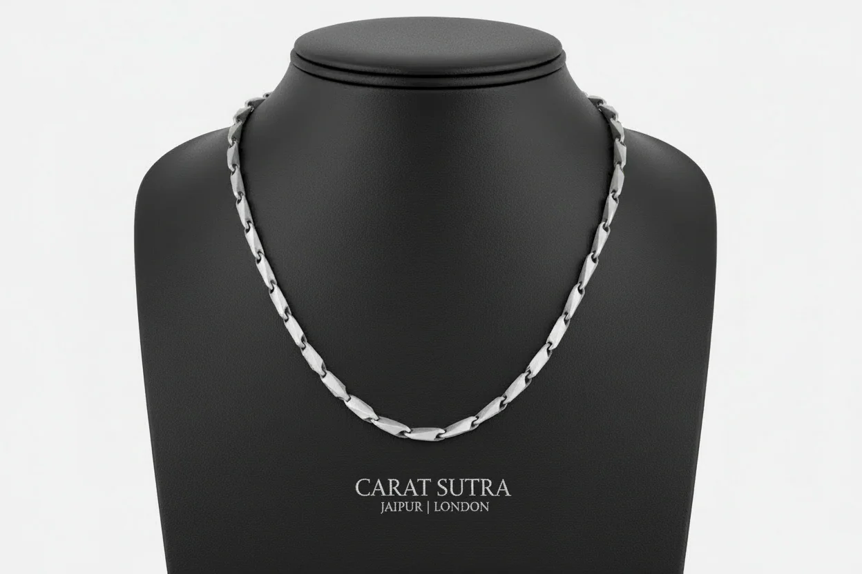 Minimalist Solid 4mm Infinity Chain | 925 Sterling Silver Chain | Men's Jewelry | With Certificate of Authenticity and 925 Hallmark