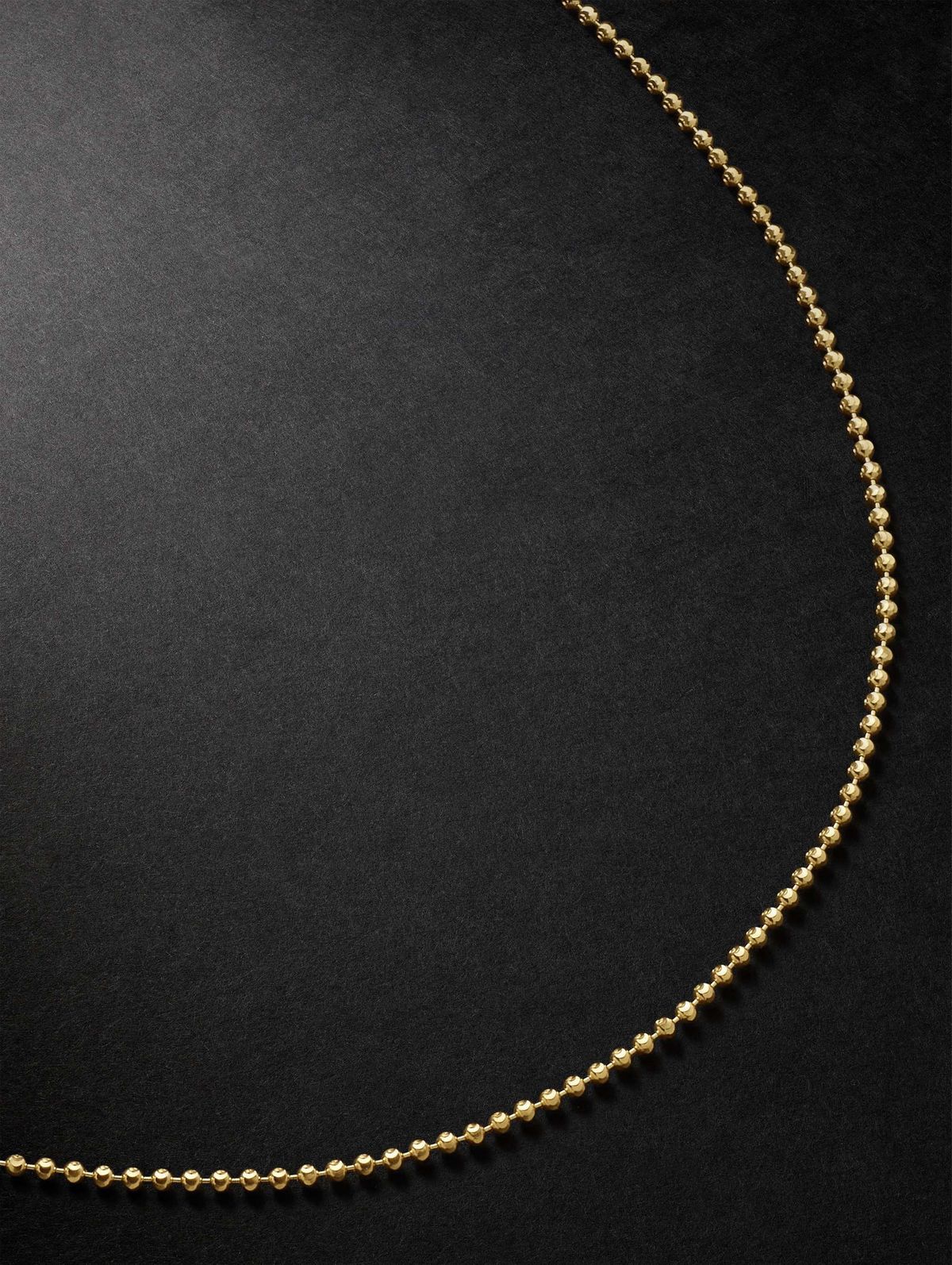 RARE PRINCE by CARAT SUTRA | Minimalist Solid 3mm Gold plated Ball Chain | 925 Sterling Silver Chain | Men's Jewelry | With Certificate of Authenticity and 925 Hallmark - Image 2