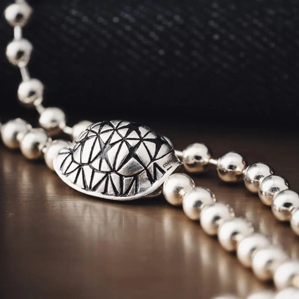 RARE PRINCE by CARAT SUTRA | 4mm Tortoise Ball Chain | 925 Sterling Silver Chain | With Certificate of Authenticity and 925 Hallmark - Image 12