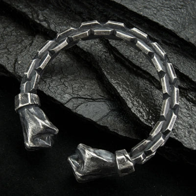 RARE PRINCE by CARAT SUTRA | Unique 925 Silver Oxidized Fists Cuff | Bracelet for Men | 925 Sterling Silver Cuff | Men's Jewelry | With Certificate of Authenticity and 925 Hallmark - Image 6