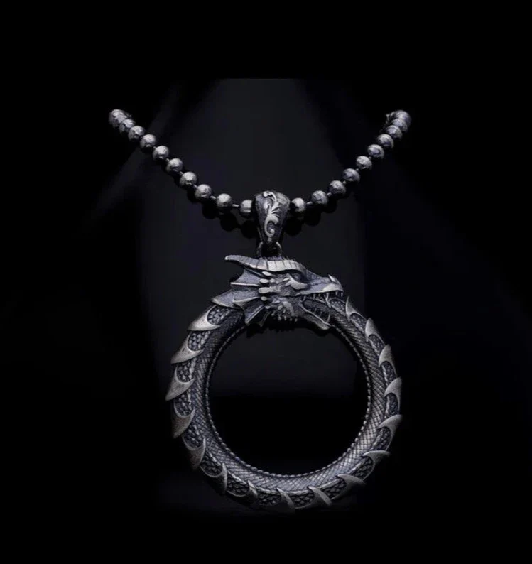 RARE PRINCE by CARAT SUTRA | Unique Dragon Pendant for Men | 925 Sterling Silver Pendant| Men's Jewelry | With Certificate of Authenticity and 925 Hallmark