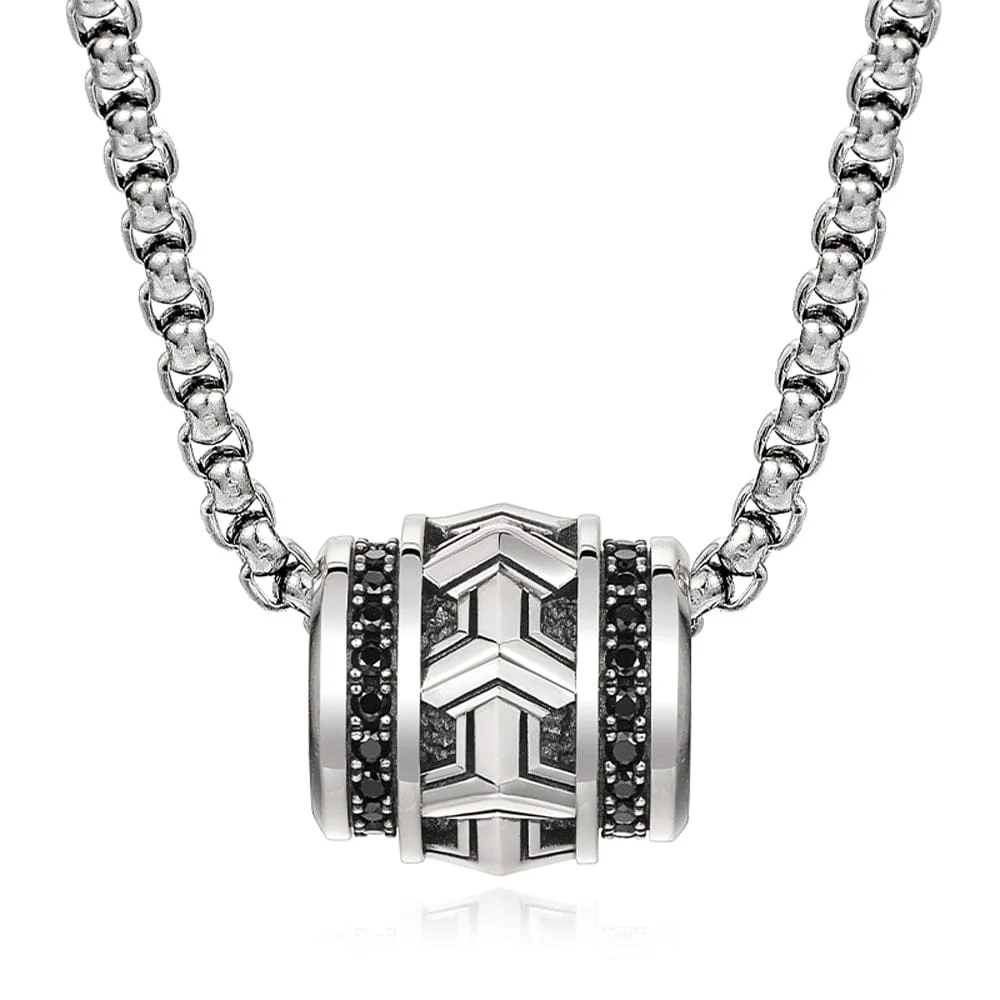 Unique Designed Armour Pendant for Men | 925 Sterling Silver Oxidized Pendant | With Certificate of Authenticity and 925 Hallmark - Image 5